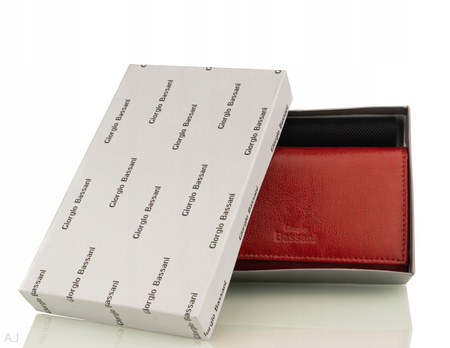 Portfel damski skórzany GB P-40 czerwony