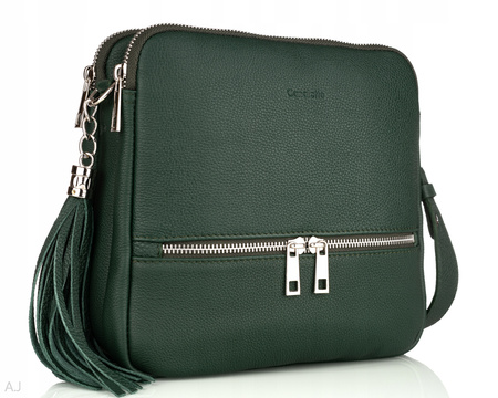 Torebka damska skórzana Canaletto T-840 zielony