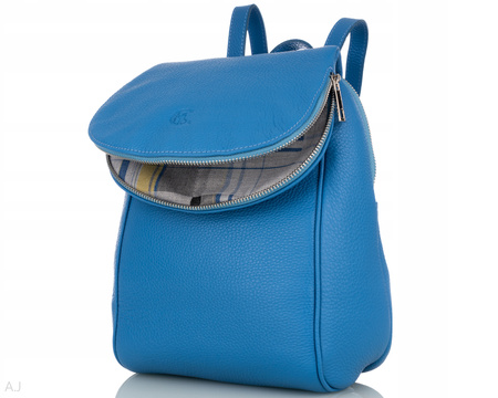 Plecak damski skórzany Canaletto PL-455 niebieski
