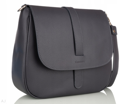 Torebka damska skórzana Canaletto T-601 szara