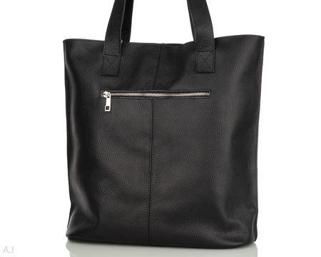 Torebka damska skórzana T-NAT czarny