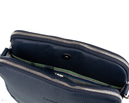 Torebka damska skórzana Canaletto T-840 granatowy