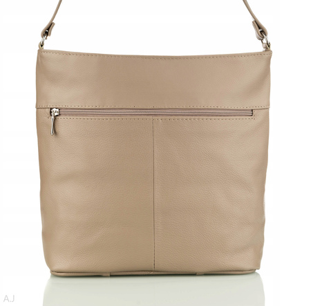 Torebka damska skórzana T-LB beż