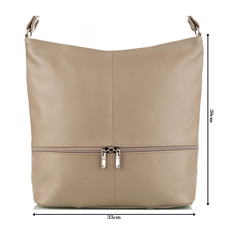 Torebka damska skórzana T-LB beż