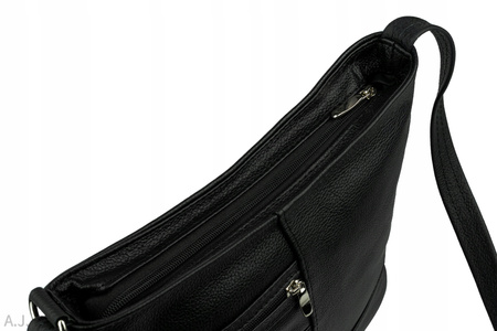 Torebka damska skórzana T-LL czarny