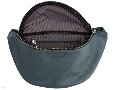 Saszetka damska skórzana S-PA L morski