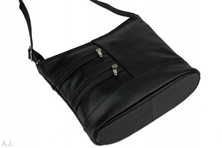 Torebka damska skórzana T-LL czarny