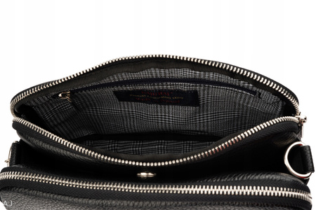 Torebka damska skórzana Canaletto T-830 czarny