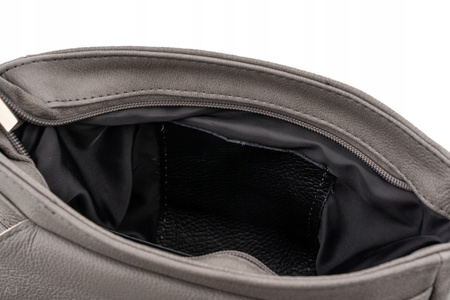 Torebka damska skórzana T-IW szara