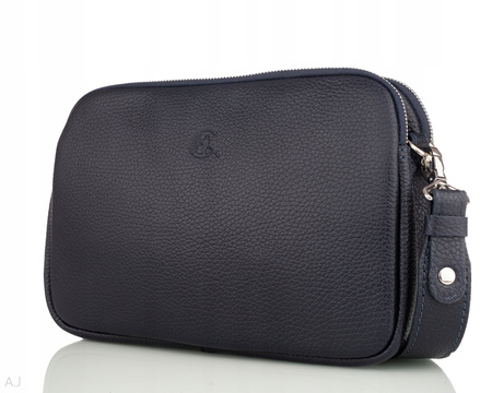 Torebka damska skórzana Canaletto T-830 granatowy