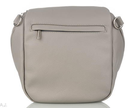 Torebka damska skórzana T-BAL JASNY POPIEL