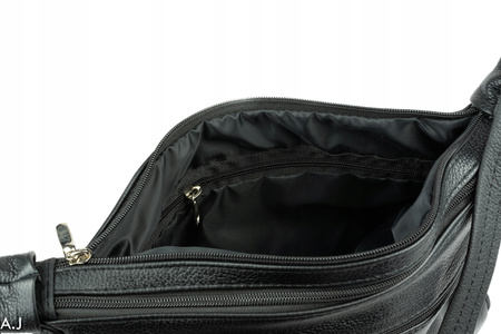 Torebka damska skórzana T-2Z czarna