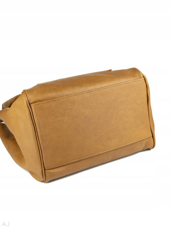 Worek damski skórzany T-EFE+ Camel