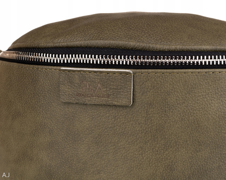 Saszetka damska skórzana S-PA oliwka