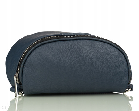 Torebka damska skórzana T-BAL granatowa