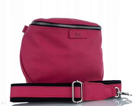 Torebka damska skórzana T-BAL fuksja