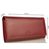 Portfel damski skórzany GB P-80 bordowy