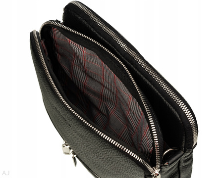 Torebka damska skórzana Canaletto T-840 czarny