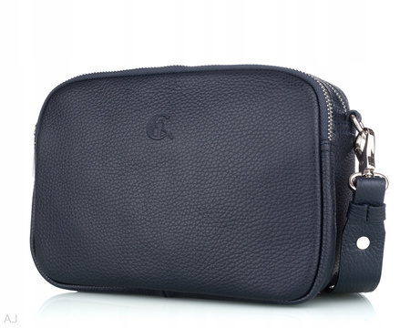 Torebka damska skórzana Canaletto T-820 granatowy