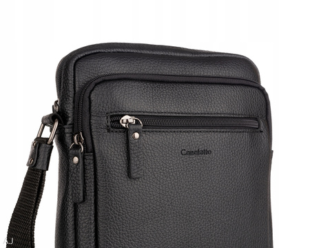 Listonoszka męska Canaletto T-335 czarna