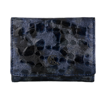 Portfel damski skórzany Canaletto P-2000 granatowy