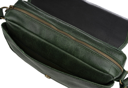 Torebka damska skórzana Canaletto zielona T-634