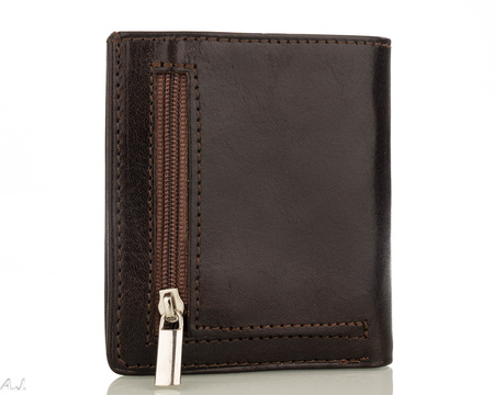 Portfel skórzany męski Canaletto P-1031 brąz