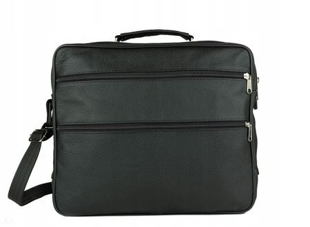 Torba męska skórzana T-8 czarna