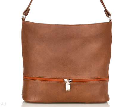 Torebka damska skórzana T-LB brąz