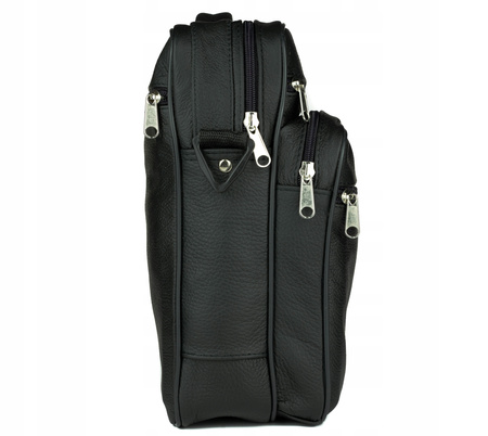 Torba męska skórzana T-4 czarna