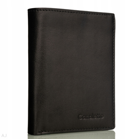 Portfel męski skórzany Canaletto P-1555 czarny