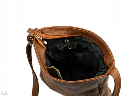 Torebka damska skórzana T-TS3Z camel