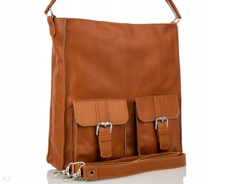 Torebka damska skórzana Canaletto T-711 camel