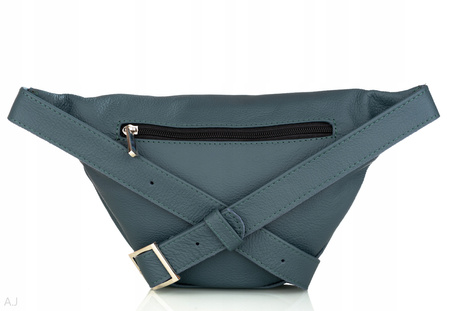 Saszetka damska skórzana S-PA morski
