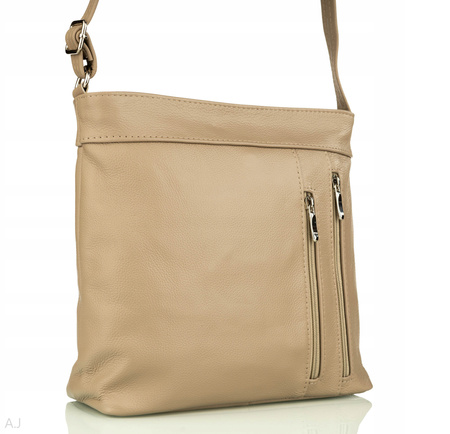 Torebka damska skórzana T-ZP beż