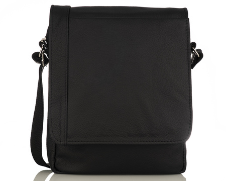 Listonoszka męska skórzana T-SKL czarny