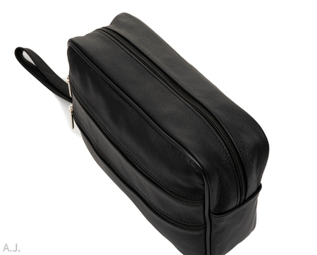 Saszetka męska skórzana S-MICHB1 Czarna