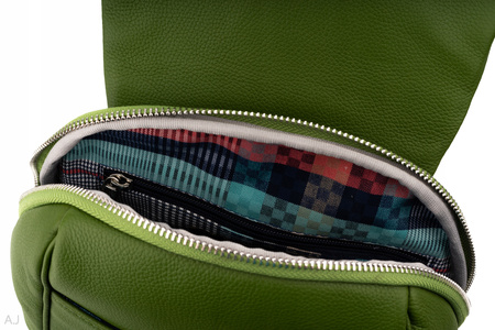 Plecak damski skórzany Canaletto PL-455 zielony