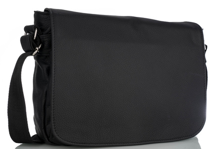 Listonoszka męska skórzana T-DKL czarny