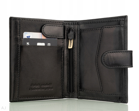 Portfel męski skórzany Canaletto P-1505/A czarny