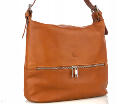 Torebka damska skórzana Canaletto T-920 camel