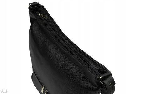 Torebka damska skórzana T-LB czarna