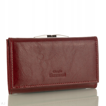 Portfel damski skórzany GB P-42 bordowy
