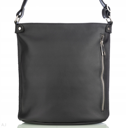 Torebka damska skórzana T-XSA szary