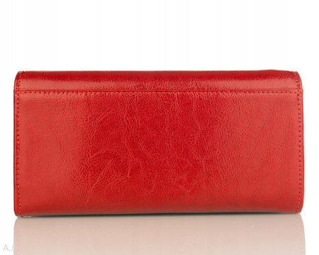 Portfel damski skórzany GB P-80 czerwony