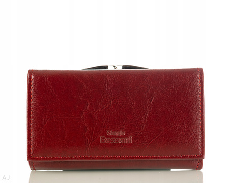 Portfel damski skórzany GB P-42 bordowy