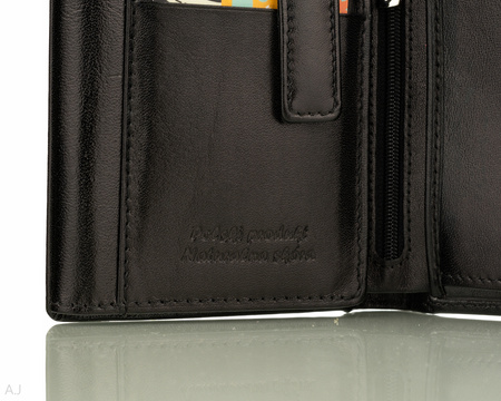 Portfel męski skórzany Canaletto P-1555 czarny