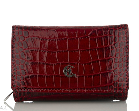 Portfel damski skórzany Canaletto P-1225 czerwony