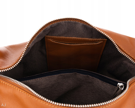 Torebka damska skórzana Canaletto T-920 camel