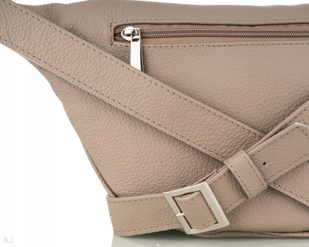 Saszetka damska skórzana S-PA beż